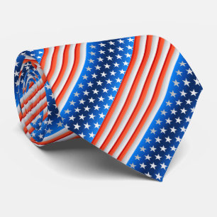 American Flag Tie