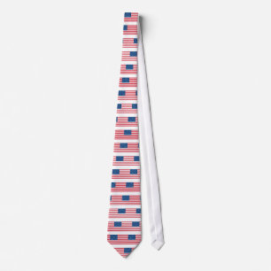 American Flag Tie