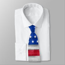American Flag Tie