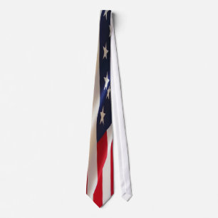 American Flag Tie