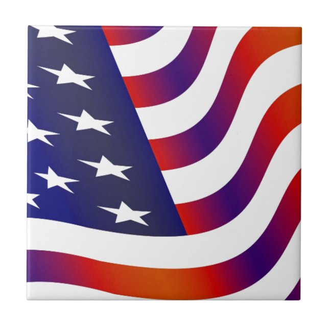 American Flag Tile (Front)