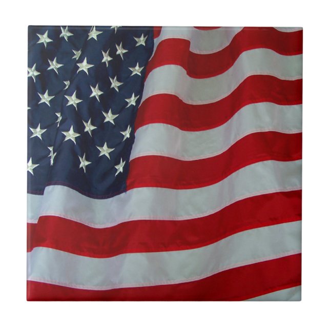 AMERICAN FLAG-TILE TILE (Front)