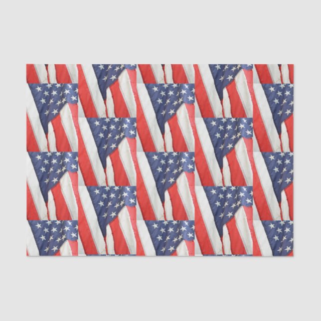 American Flag Tissue Paper (Front)