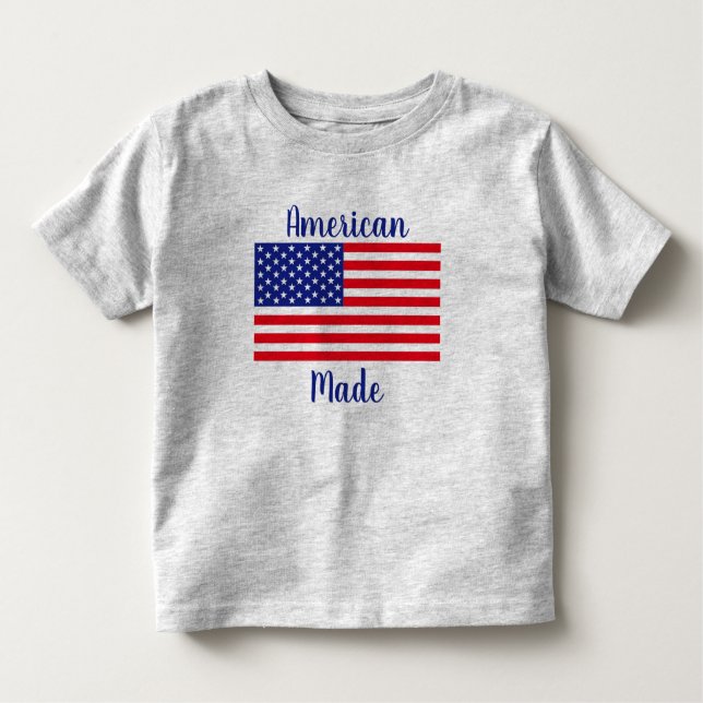 American flag toddler t-shirt (Front)