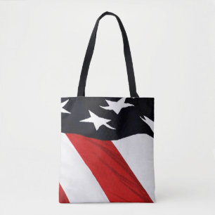 American Flag Tote Bag