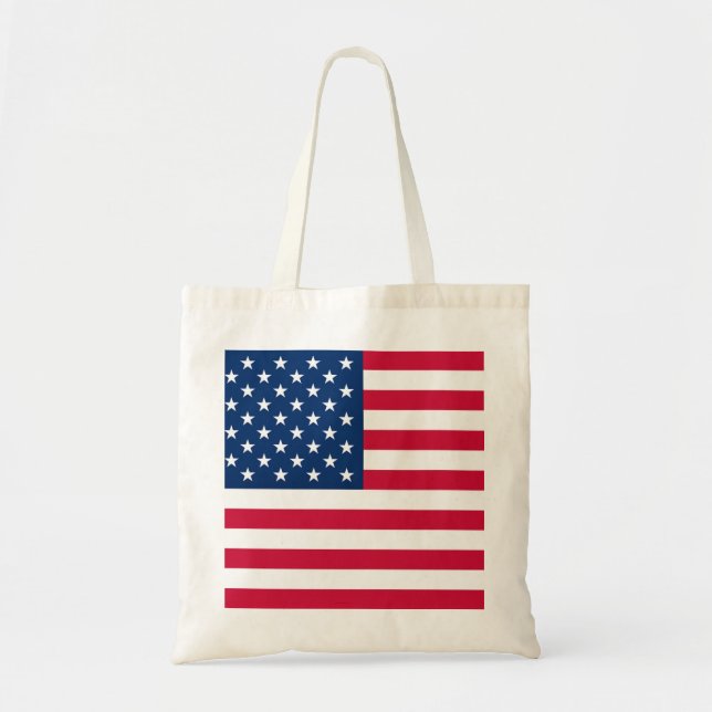 American Flag Tote Bag USA (Front)