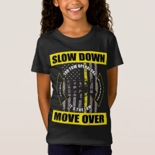 American flag tow truck driver T-Shirt