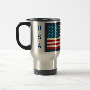 American Flag Travel Coffee Mug Gift