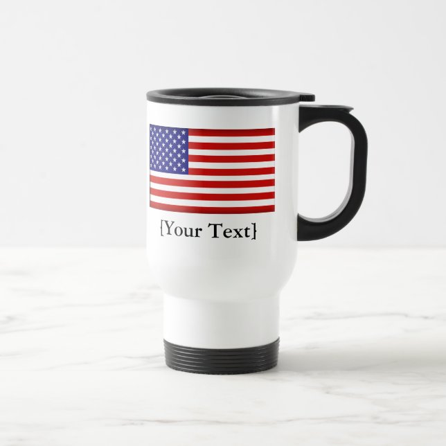 American Flag Travel/Commuter Mug (Right)