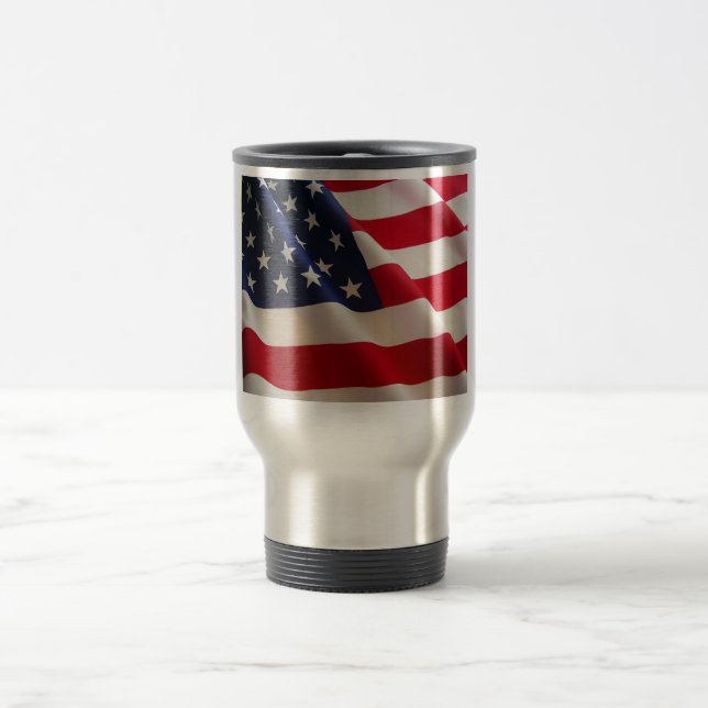 American Flag Travel Mug (Center)