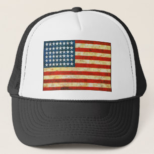 American Flag Trucker Hat
