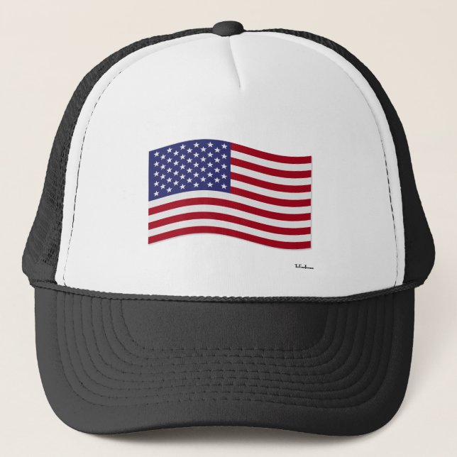 American Flag Trucker Hat (Front)