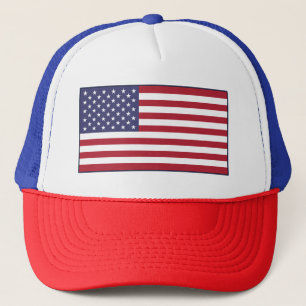 American Flag  Trucker Hat