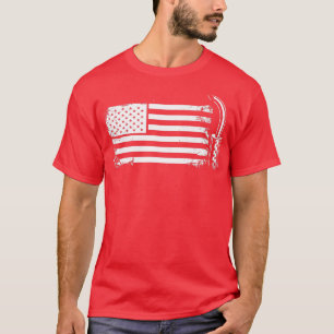 American Flag Trucker T-Shirt
