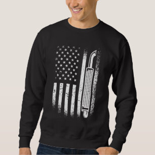 American Flag Trucker Truck Driver Sweatshirt