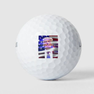american flag trump 2020 golf balls