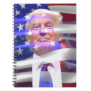 american flag trump 2020 notebook