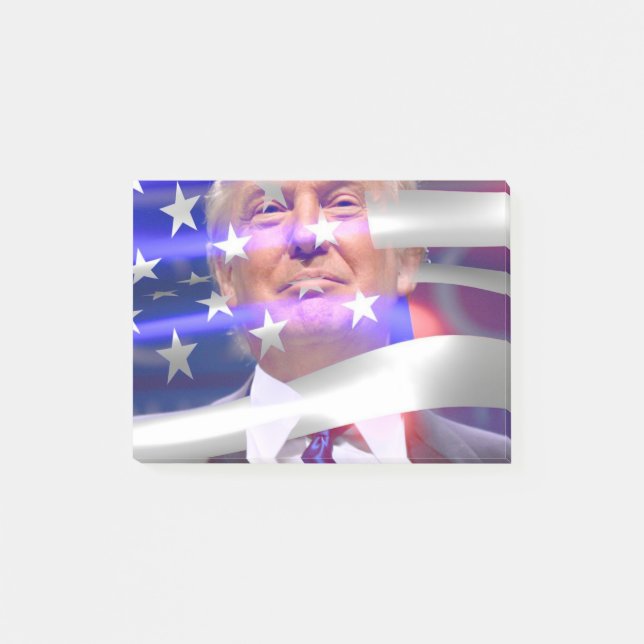 american flag trump 2020 post-it notes (Front)