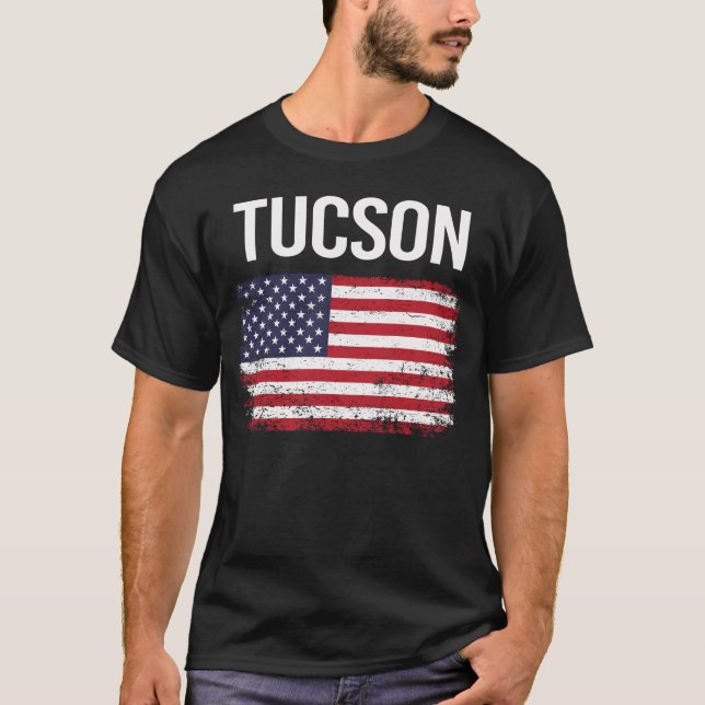 American Flag Tucson T-Shirt (Front)