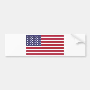 American Flag - United States of America Bumper Sticker