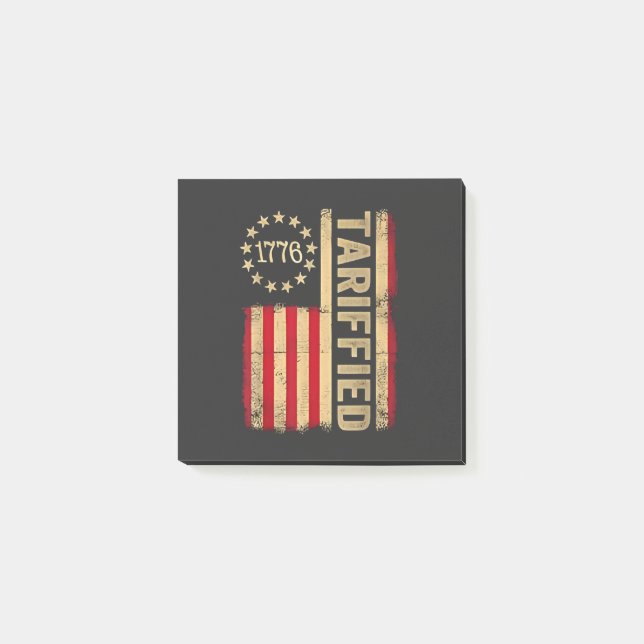 American Flag USA 1776 American Tarrifs Post-it Notes (Front)