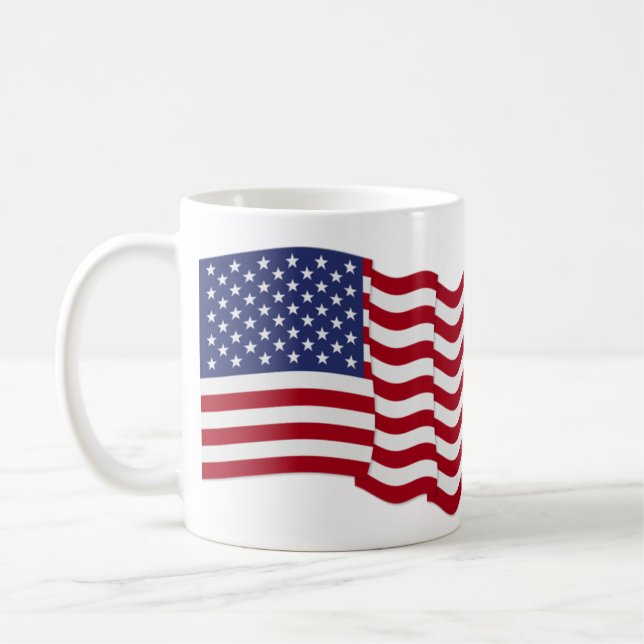 American Flag - USA Coffee Mug (Left)