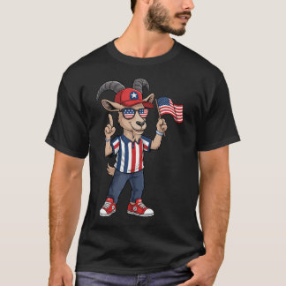 American Flag Usa Flag Patriotic 4Th Of July Red T-Shirt