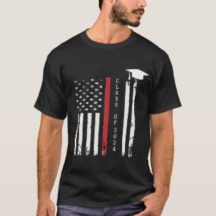 American flag USA graduate senior T-Shirt