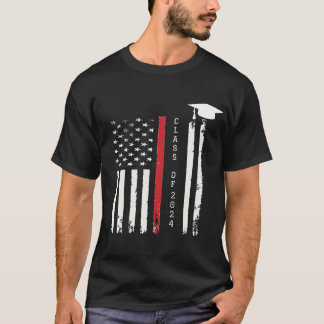 American flag USA graduate senior T-Shirt
