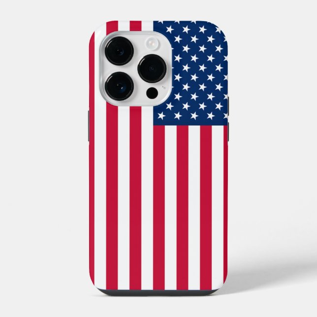 American Flag USA iPhone Case (Back)