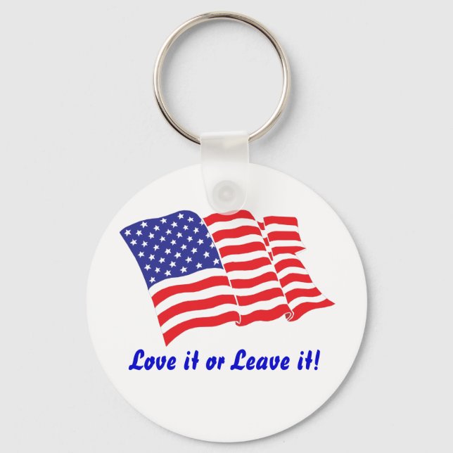 American-Flag/USA Key Ring (Front)