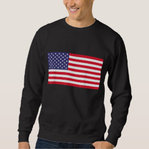 American Flag USA Patriotic For US Men Women Kids Sweatshirt