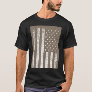 American Flag Usa Patriotic For Us Men Women Kids  T-Shirt