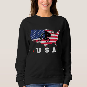 American Flag Usa Patriotic Sports American Flag B Sweatshirt