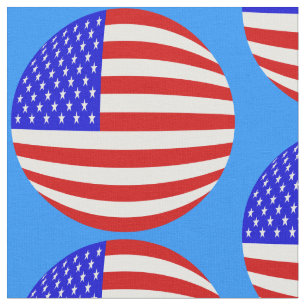american flag usa patriotic stars stripes orb fabric