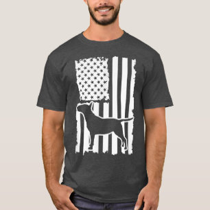 American Flag USA Patriotic Terrier Dog Bull Terri T-Shirt