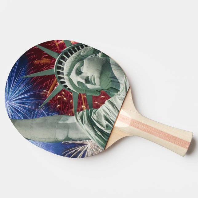 american flag usa ping pong paddle (Side)