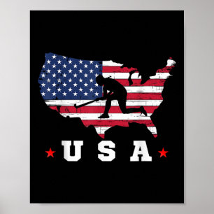 American Flag Usa Poster