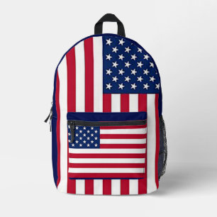 American flag USA Printed Backpack