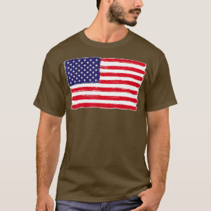 American Flag USA United States of America T-Shirt