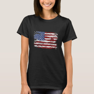 American Flag USA United States Of America US 4th  T-Shirt