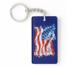 American Flag USA Watercolor 4th of July