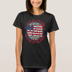 American Flag Veteran For Men Women Kids Land Of T T-Shirt