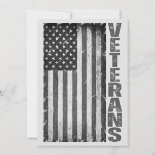 AMERICAN FLAG VETERANS DAY 4TH OF JULY   HOLIDAY CARD