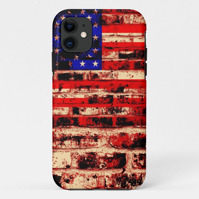 American Flag Vintage 02 Case-Mate iPhone Case (Back)