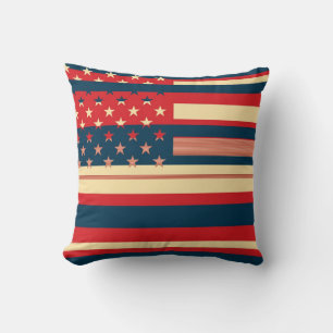 American Flag Vintage 3 Cushion