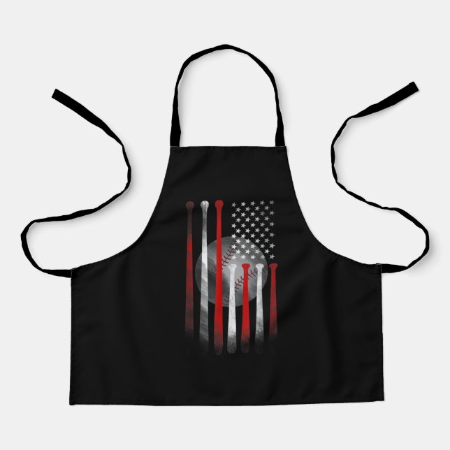 American Flag Vintage Baseball Apron (Front)