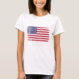 American Flag Vintage Made In Usa United States Gi T-Shirt