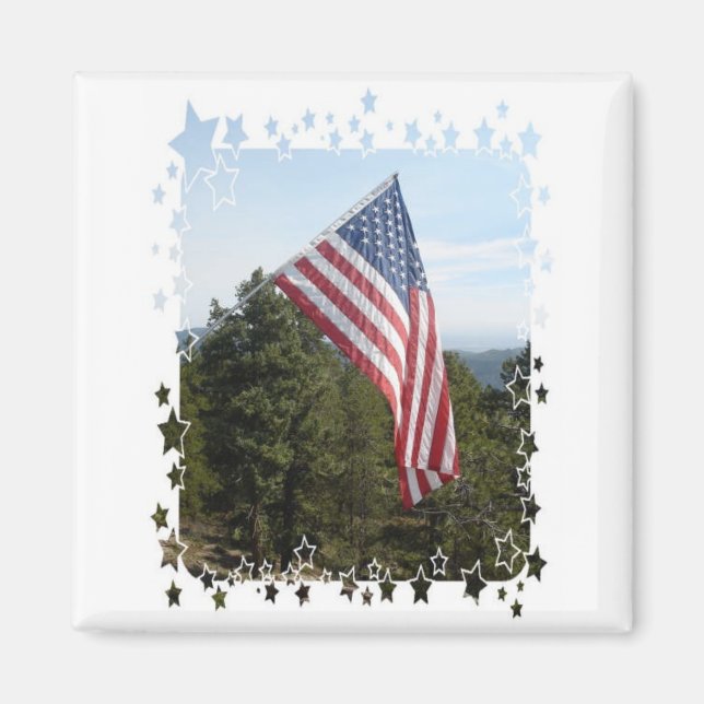 American Flag w/stars Magnet (Front)