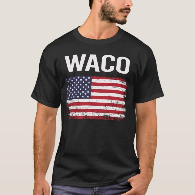 American Flag Waco T-Shirt (Front)
